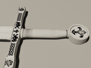 king arthurs sword 3D 模型