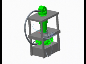 hydraulic press project Model 3D