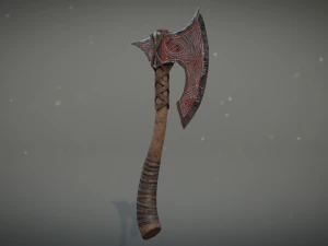 ascia vichinga Modello 3D