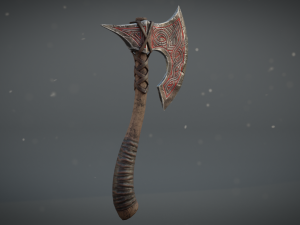 viking axe Modelo 3D