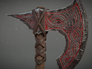 ascia vichinga Modello 3D