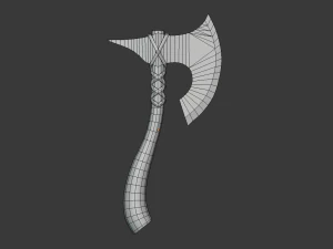 ascia vichinga Modello 3D