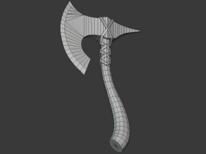 viking axe Modelo 3D