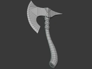 ascia vichinga Modello 3D