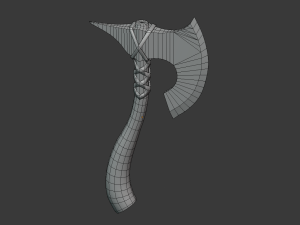 viking axe Modelo 3D