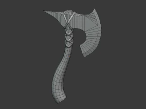 ascia vichinga Modello 3D