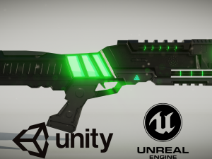 sci-fi shotgun 3D Модель