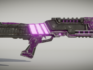 sci-fi shotgun 3D-Modell