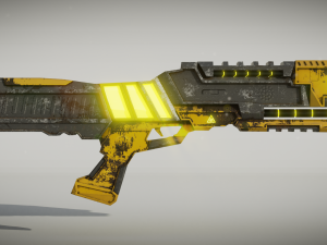 sci-fi shotgun 3D-Modell