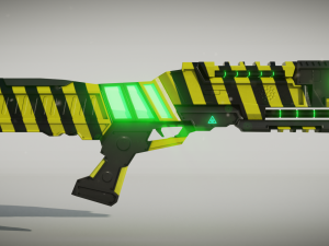 sci-fi shotgun 3D-Modell