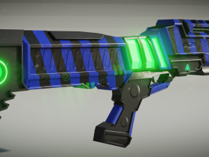 sci-fi shotgun 3D-Modell