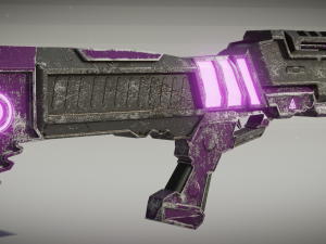 sci-fi shotgun 3D-Modell