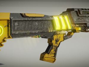 sci-fi shotgun 3D-Modell