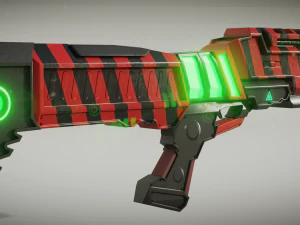 strzelba science-fiction Model 3D