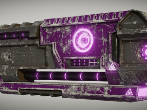 sci-fi shotgun 3D-Modell