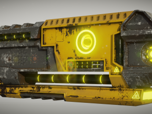 sci-fi shotgun 3D-Modell