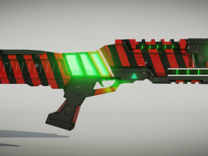 sci-fi shotgun 3D-Modell