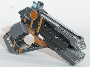 sci-fi pistol 3D Models