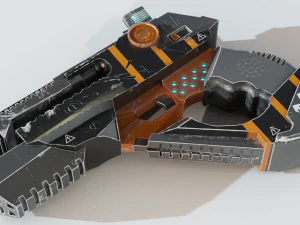 sci-fi pistol 3D Model