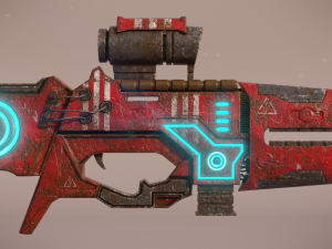railgun 3D Модель