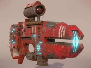 railgun 3D Model