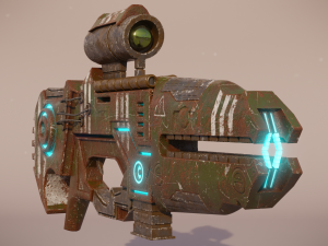 railgun 3D Model