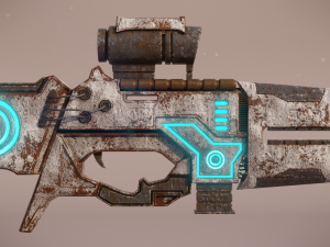 railgun 3D Model