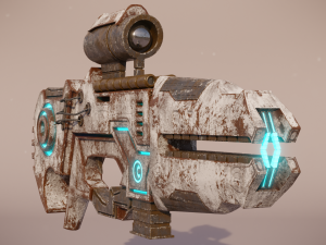 railgun 3D Model