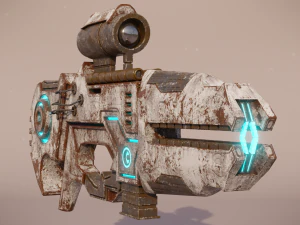 railgun 3D Model