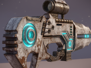 railgun 3D Model