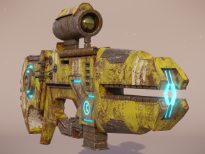 railgun 3D Model