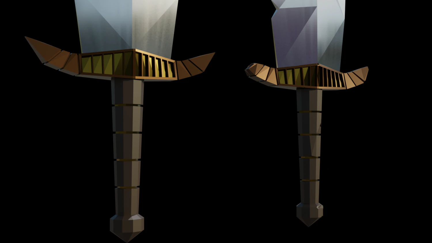 sword pack low poly 3D Model .c4d .max .obj .3ds .fbx .stl .blend 