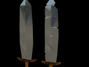 sword pack low poly 3D मॉडल