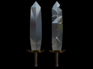 sword pack low poly 3D Model