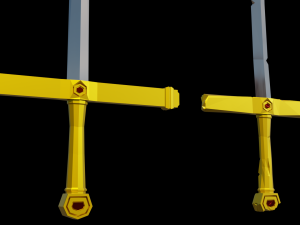sword pack low poly 3D मॉडल