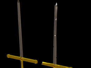 sword pack low poly 3D Model