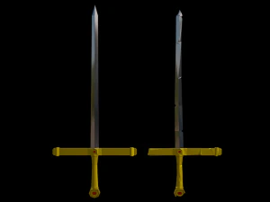 sword pack low poly 3D Model
