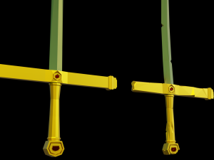 sword pack low poly 3D मॉडल