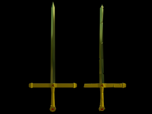sword pack low poly 3D मॉडल