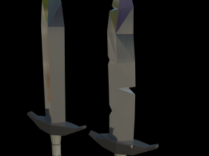 sword pack low poly 3D मॉडल