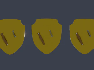 shield pack low poly 3D Model