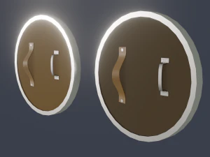shield pack low poly 3D Model