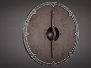 维京盾牌 3D 模型