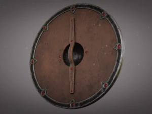 维京盾牌 3D 模型