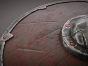 维京盾牌 3D 模型