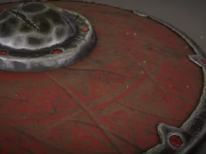 维京盾牌 3D 模型