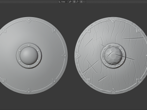 viking shield 3D 모델