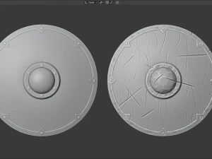 维京盾牌 3D 模型