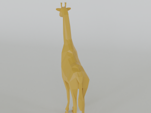 low poly giraffe 3D Модель