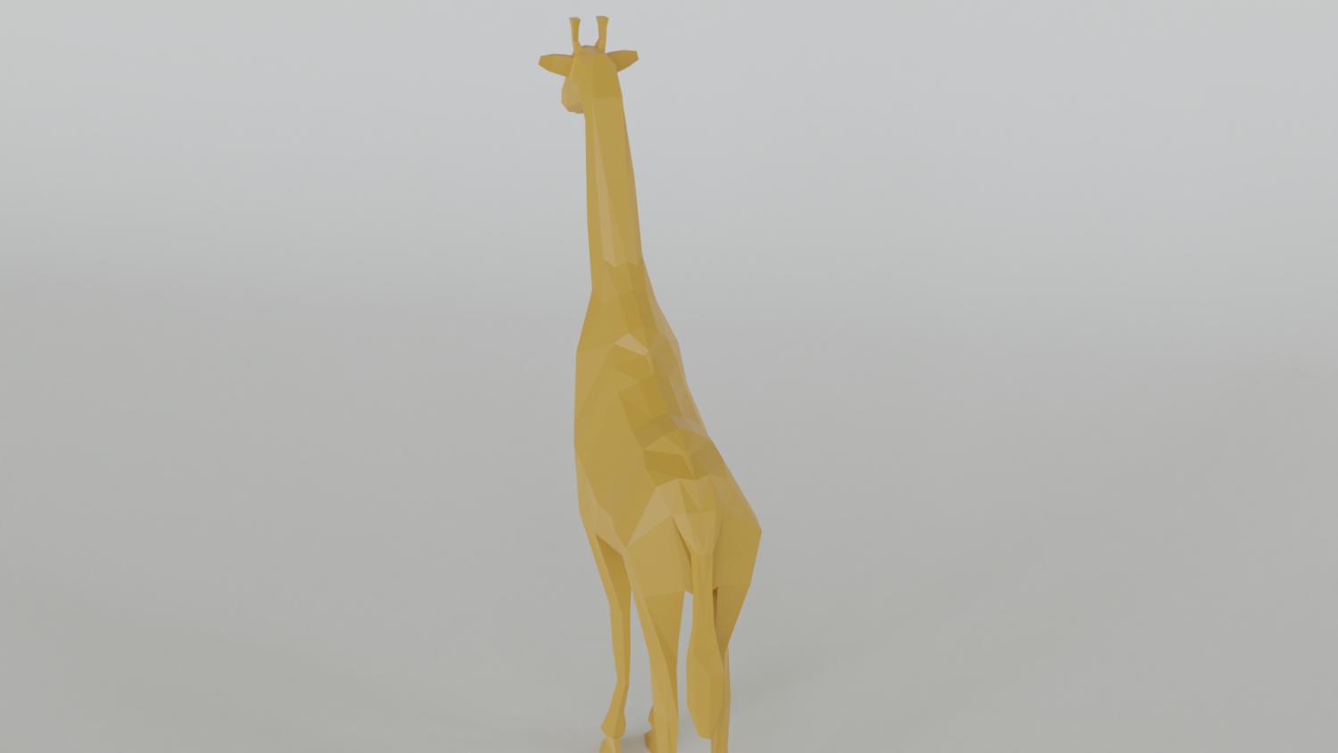 low poly giraffe Free 3D Model in Wildlife 3DExport